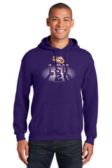 LSU Tigers Hooded Sweatshirt - Spotlight and Shadow LSU