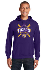 LSU Tigers Hooded Sweatshirt - LSU Baseball Diamond