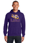 LSU Tigers Hooded Sweatshirt - Tiger Eye LSU
