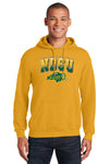 NDSU Bison Hooded Sweatshirt - Full Color NDSU Fade with Logo