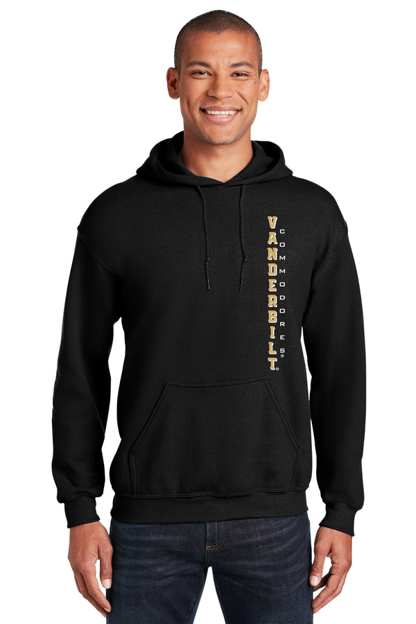 Vanderbilt Commodores Hooded Sweatshirt - Vertical Vanderbilt Commodores