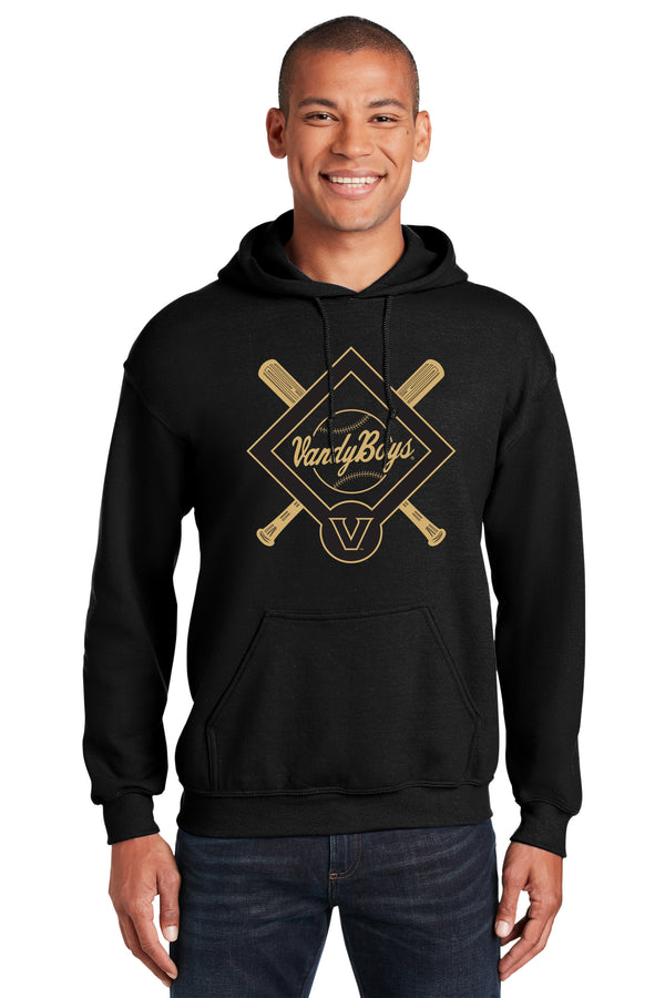 Vanderbilt Commodores Hooded Sweatshirt - VandyBoys Baseball