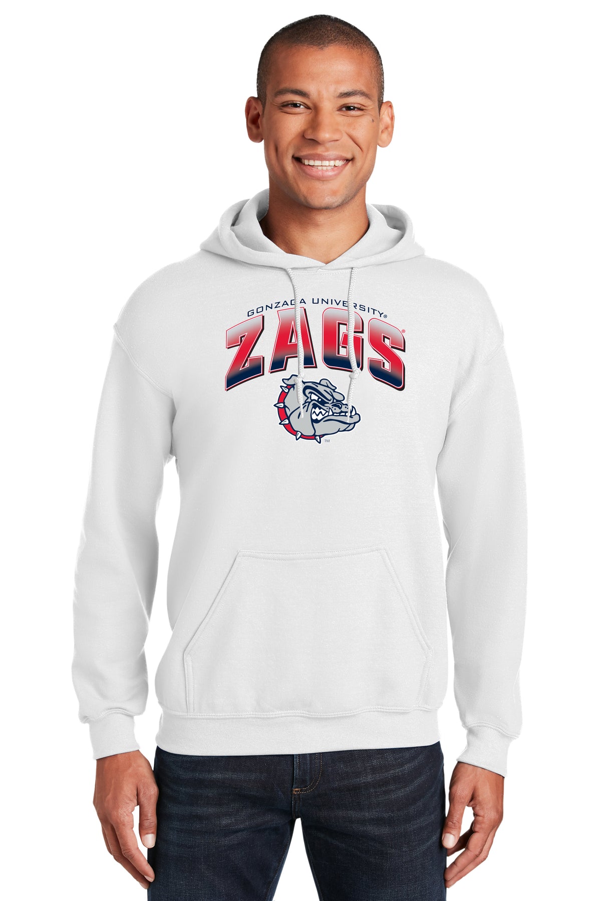 Gonzaga Bulldogs Hooded Sweatshirt - Zags Full Color Fade