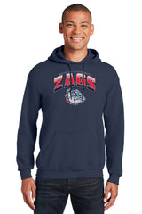 Gonzaga Bulldogs Hooded Sweatshirt - Zags Full Color Fade
