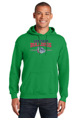 Gonzaga Bulldogs Hooded Sweatshirt - Gonzaga Bulldogs 3 Stripe