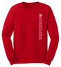 Nebraska Huskers Long Sleeve Tee Shirt - Vertical Nebraska Herbie Husker