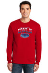 Florida Atlantic Owls Long Sleeve Tee Shirt - FAU Full Color OWLS Fade