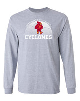 Iowa State Cyclones Long Sleeve Tee Shirt - Iowa State Basketball with Cy