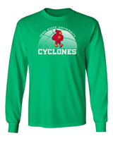 Iowa State Cyclones Long Sleeve Tee Shirt - Iowa State Basketball with Cy