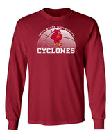 Iowa State Cyclones Long Sleeve Tee Shirt - Iowa State Basketball with Cy
