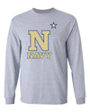 Navy Midshipmen Long Sleeve Tee Shirt - US Naval Academy Star Logo