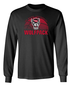 North Carolina State Wolfpack Long Sleeve Tee Shirt - NC State Basketball