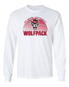 North Carolina State Wolfpack Long Sleeve Tee Shirt - NC State Basketball