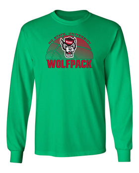 North Carolina State Wolfpack Long Sleeve Tee Shirt - NC State Basketball