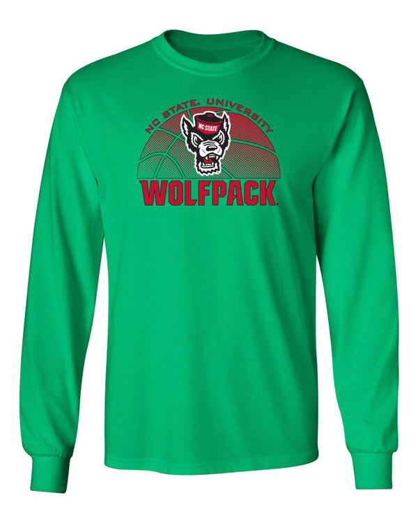 North Carolina State Wolfpack Long Sleeve Tee Shirt - NC State Basketball