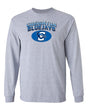 Creighton Bluejays Long Sleeve Tee Shirt - Full Color Fade Primary Logo Oval