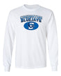 Creighton Bluejays Long Sleeve Tee Shirt - Full Color Fade Primary Logo Oval