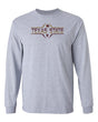 Texas State Bobcats Long Sleeve Tee Shirt - Striped Texas State Football Laces