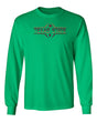 Texas State Bobcats Long Sleeve Tee Shirt - Striped Texas State Football Laces