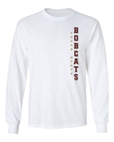 Texas State Bobcats Long Sleeve Tee Shirt - Vertical Texas State Bobcats