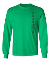 Texas State Bobcats Long Sleeve Tee Shirt - Vertical Texas State Bobcats