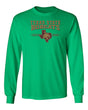 Texas State Bobcats Long Sleeve Tee Shirt - 3 Stripe State Outline Logo