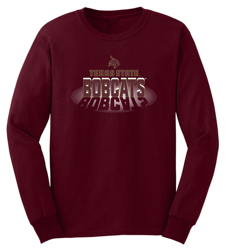 Texas State Bobcats Long Sleeve Tee Shirt - Spotlight Bobcats