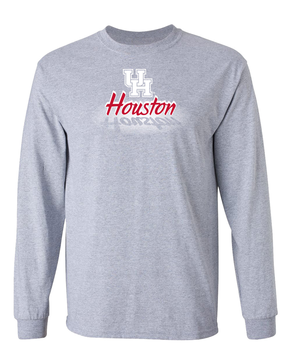 Houston Cougars Long Sleeve Tee Shirt - Spotlight and Shadow Houston