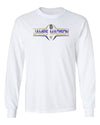 James Madison Dukes Long Sleeve Tee Shirt - Striped James Madison Football Laces