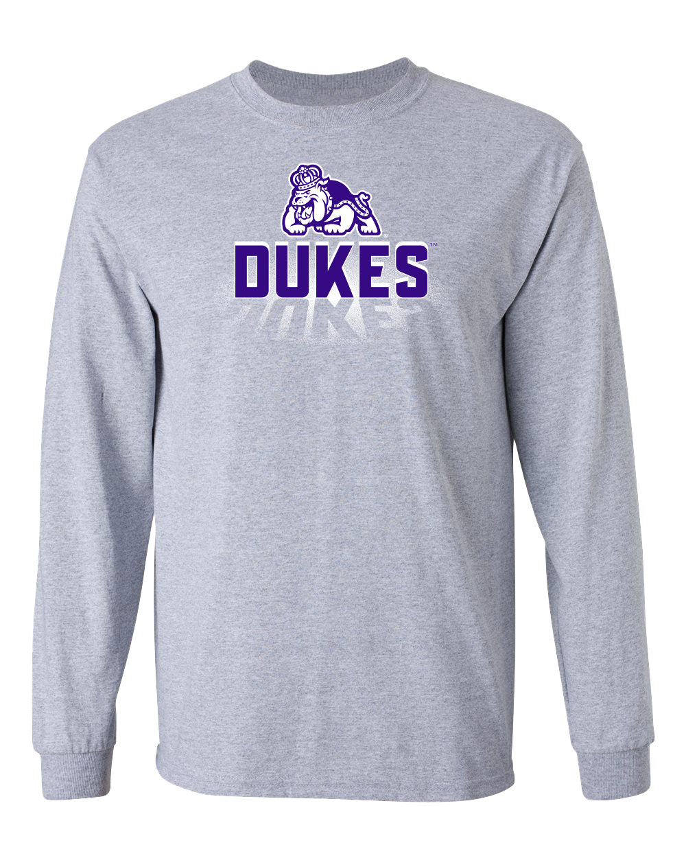 James Madison Dukes Long Sleeve Tee Shirt - Spotlight and Shadow Dukes