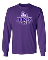 James Madison Dukes Long Sleeve Tee Shirt - Spotlight and Shadow Dukes