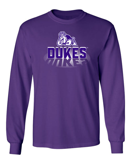 James Madison Dukes Long Sleeve Tee Shirt - Spotlight and Shadow Dukes