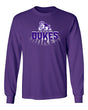 James Madison Dukes Long Sleeve Tee Shirt - Spotlight and Shadow Dukes