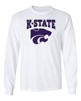 K-State Wildcats Long Sleeve Tee Shirt - Kansas State Powercat Logo