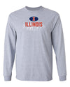 Illinois Fighting Illini Long Sleeve Tee Shirt - Spotlight and Shadow Illinois