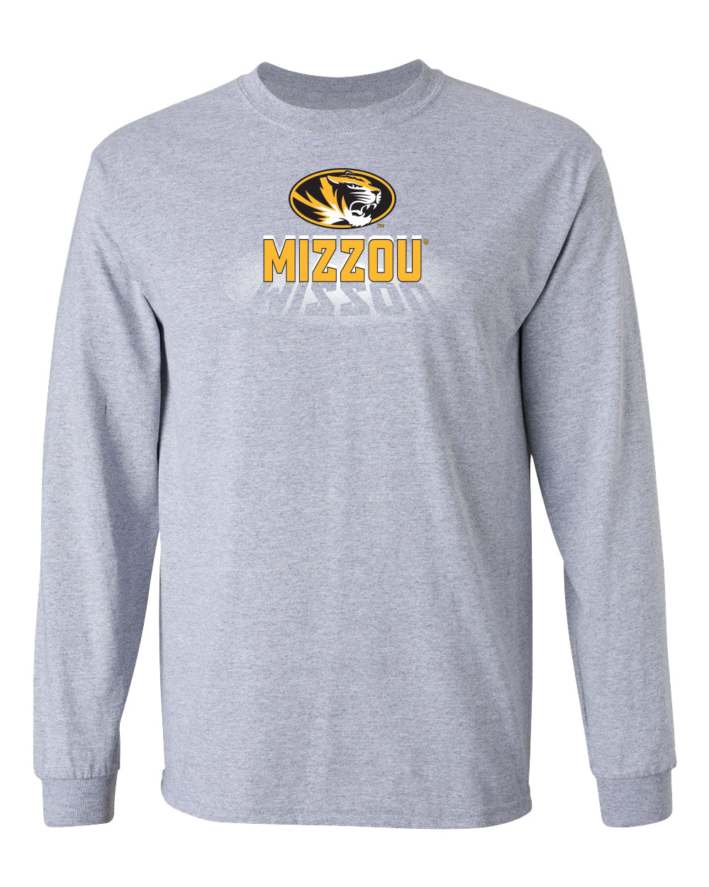 Missouri Tigers Long Sleeve Tee Shirt - Spotlight and Shadow Mizzou