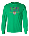 LSU Tigers Long Sleeve Tee Shirt - LSU Tigers 3-Stripe