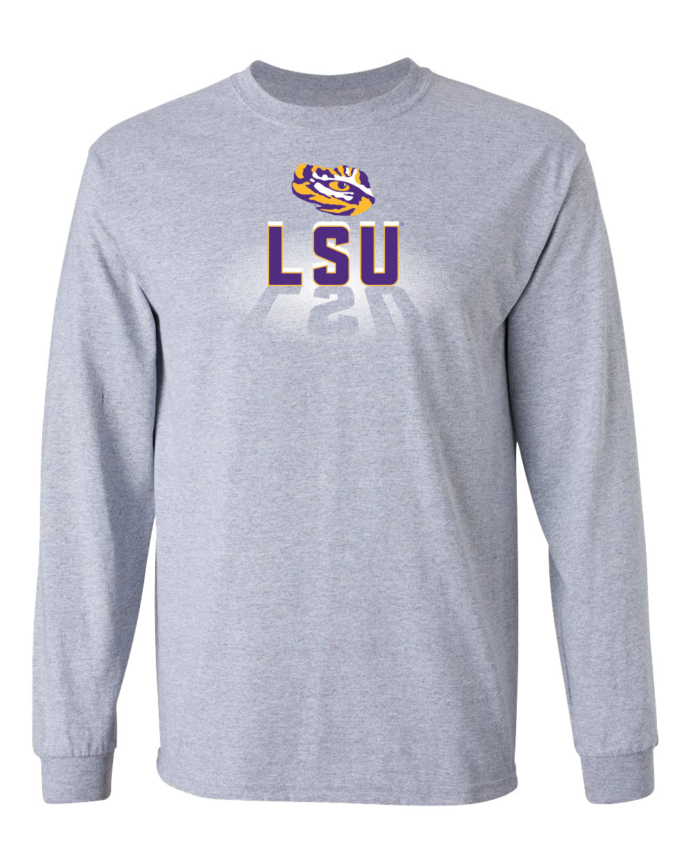 LSU Tigers Long Sleeve Tee Shirt - Spotlight and Shadow LSU