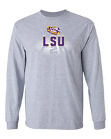 LSU Tigers Long Sleeve Tee Shirt - Spotlight and Shadow LSU