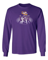 LSU Tigers Long Sleeve Tee Shirt - Spotlight and Shadow LSU