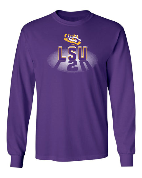 LSU Tigers Long Sleeve Tee Shirt - Spotlight and Shadow LSU