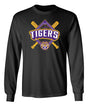LSU Tigers Long Sleeve Tee Shirt - LSU Baseball Diamond