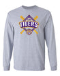LSU Tigers Long Sleeve Tee Shirt - LSU Baseball Diamond