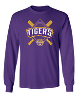 LSU Tigers Long Sleeve Tee Shirt - LSU Baseball Diamond