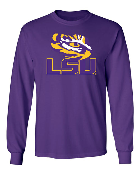 LSU Tigers Long Sleeve Tee Shirt - Tiger Eye LSU
