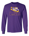 LSU Tigers Long Sleeve Tee Shirt - Tiger Eye LSU