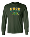 NDSU Bison Long Sleeve Tee Shirt - Full Color NDSU Fade with Logo