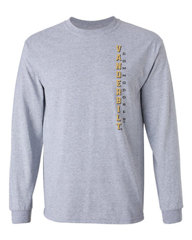 Vanderbilt Commodores Long Sleeve Shirt - Vertical Vandy Commodores