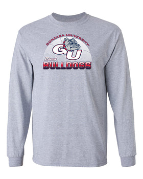 Gonzaga Bulldogs Long Sleeve Tee Shirt - Gonzaga Basketball