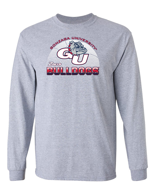 Gonzaga Bulldogs Long Sleeve Tee Shirt - Gonzaga Basketball